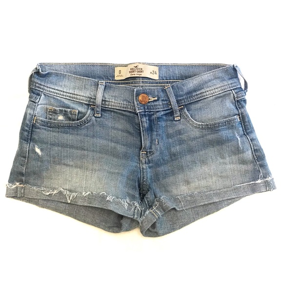 hollister short shorts low rise